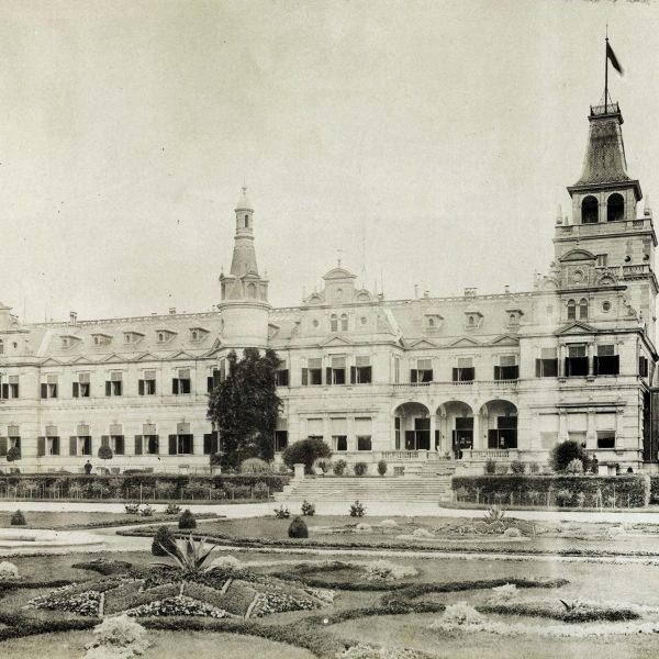 Wenckheim-kastély. A felvétel 1895-1899 között készült.Fortepan _Budapest Főváros Levéltára_lösz György fényképei